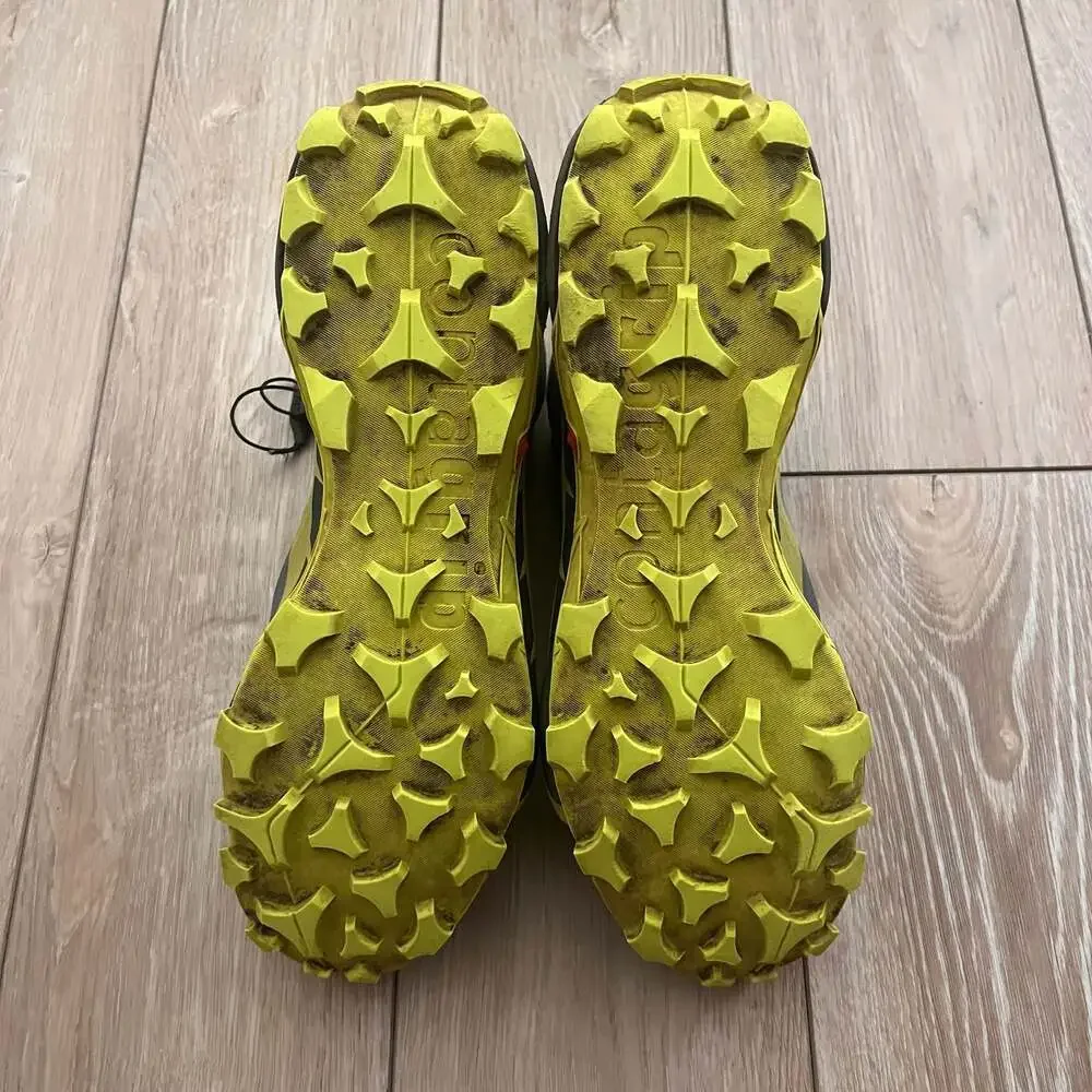 Salomon Cross Hike 2 Mid GTX Hiking Boots Gray Yellow Men's Size 10 US 44 EU